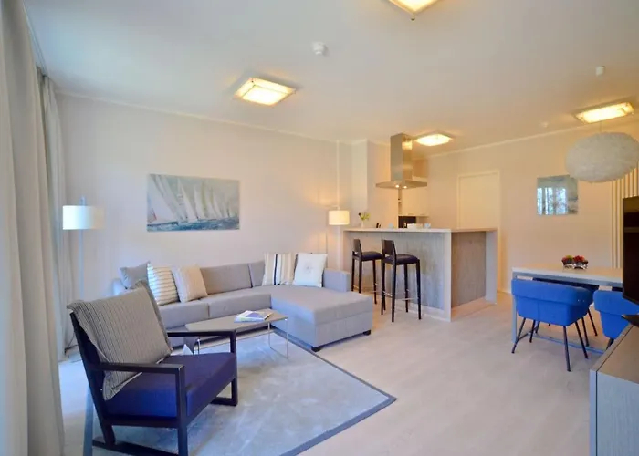 Dünenresidenz Prora - Appartement mit Meerblick und 1 Schlafzimmer und Terrasse NP704