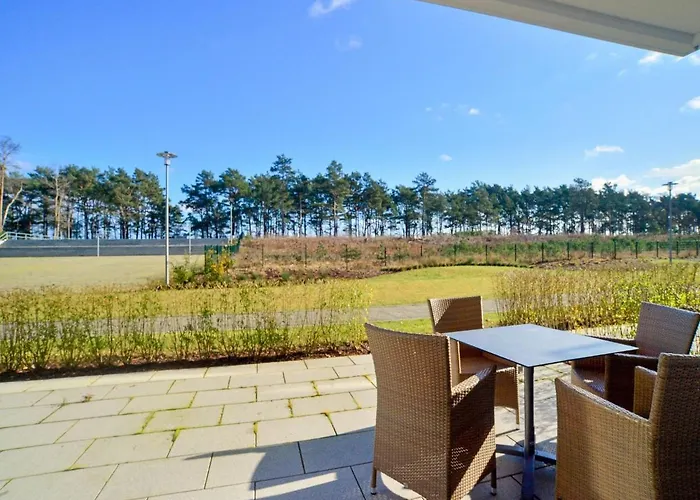 Dünenresidenz Prora - Appartement mit Meerblick und 1 Schlafzimmer und Terrasse NP704
